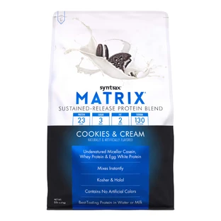 Протеїн Syntrax Matrix 5.0 Cookies Cream, 2270 г