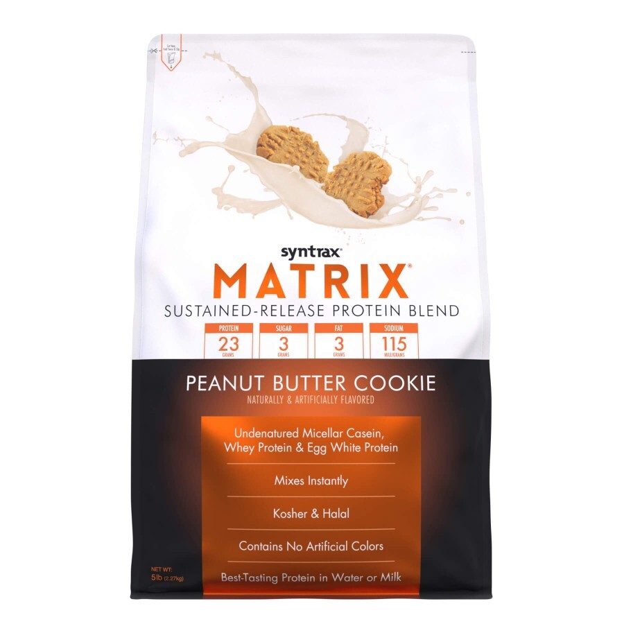 Протеин Syntrax Matrix 5.0 Peanut Butter Cookie, 2270 г: цены и характеристики