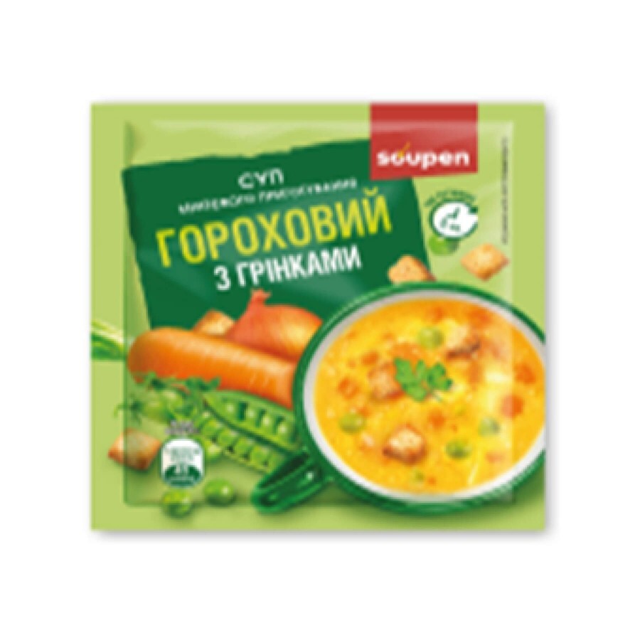 Диетический продукт VALE Суп мгновенного приготовления Гороховый с гренками, 30 шт. х 20 г: цены и характеристики