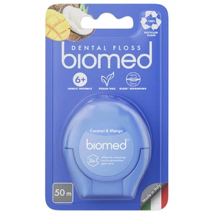 Зубная нить BIOMED Кокос и манго 50 м
