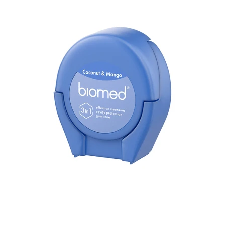 Зубная нить BIOMED Кокос и манго 50 м: цены и характеристики