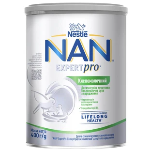 Смесь детская NESTLE Нан ExpertPro Кисломолочная с рождения 400 г 