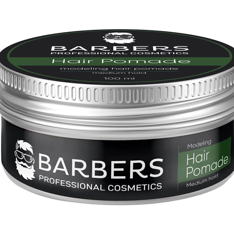 Помада для волосся BARBERS Modeling Hair Pomade Medium Hold 100 мл: ціни та характеристики