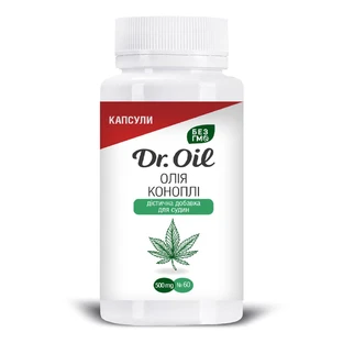 Олія коноплі в капсулах DR.OIL флакон 60 шт