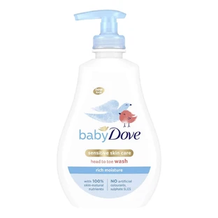 Гель для купання DOVE Baby дитячий Від маківки до п'ят Інтенсивне зволоження 400 мл