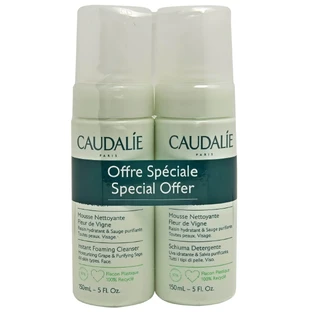 Набір Caudalie Vinoclean Fleur de Vigne Мусс для обличчя очищуючий 150 мл 2 шт