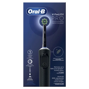Зубна щітка електрична ORAL-B Vitality D103.413.3 Protect clean тип 3708 колір Black 