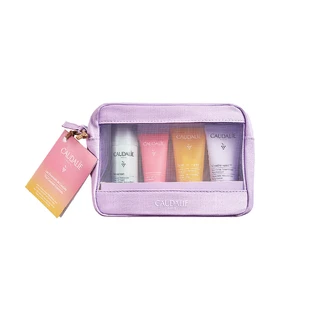 Набор Caudalie Summer Set Vinosource-Hydra Мусс для очищения лица 50 мл + Крем-сорбет 15 мл + Гель-душа 30 мл + Крем для тела 30 мл 