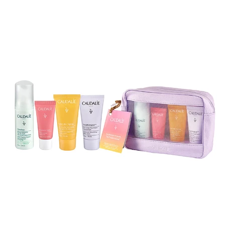 Набор Caudalie Summer Set Vinosource-Hydra Мусс для очищения лица 50 мл + Крем-сорбет 15 мл + Гель-душа 30 мл + Крем для тела 30 мл : цены и характеристики
