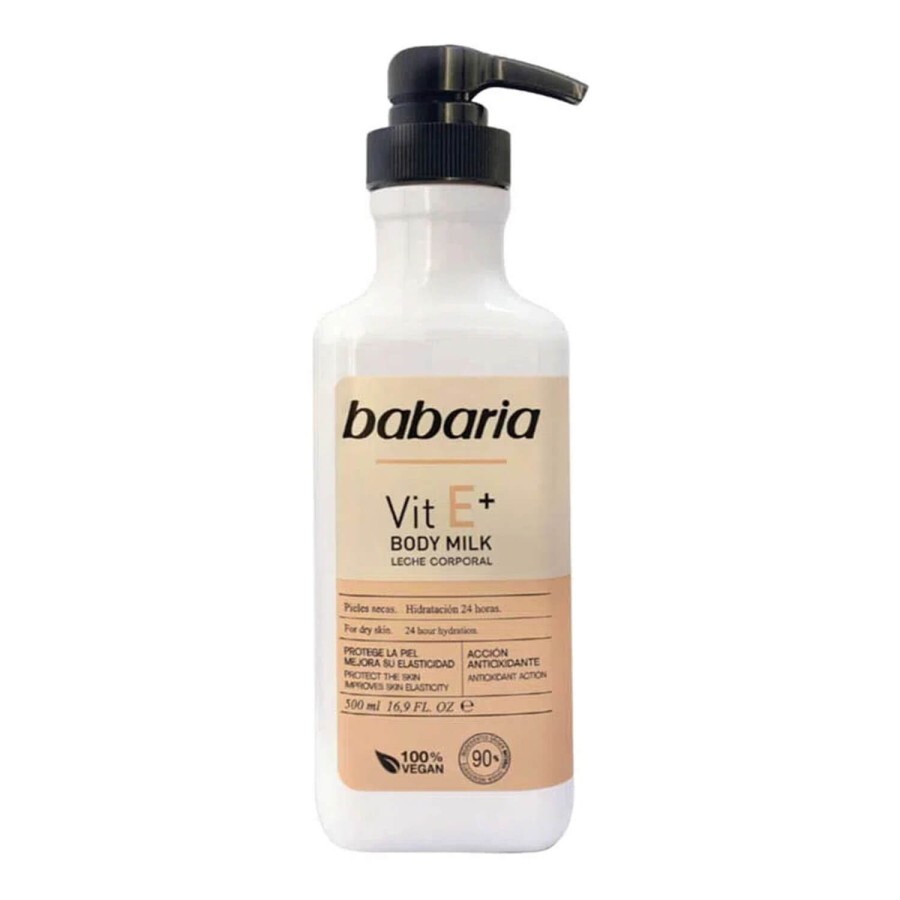 Молочко для тіла Babaria з Вітаміном Е 500 мл: ціни та характеристики