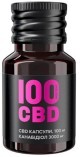 CBD-капсули 100 мг, 3000 мг CBD, м&#39;які желатинові №30, у скляній банці