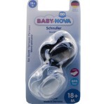 Пустышка силиконовая Baby-Nova  ортодонтическая с кольцом для мальчика размер 3 упаковка 2 шт : цены и характеристики
