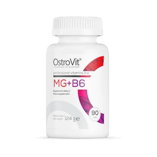 Магний + витамин В6 витамины и минералы OSTROVIT Mg + B6 в таблетках 90 шт