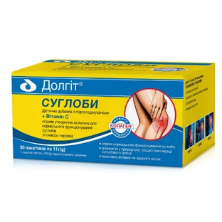 Долгіт Суглоби розчинний порошок по 11 г, №30, у пакетах
