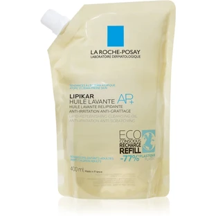 Олія для душу La Roche-Posay Lipikar AP+ ліпідовідновлююча, змінний блок, 400 мл