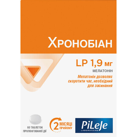 Хронобіан LP 1,9 мг таблетки пролонгованої дії №60