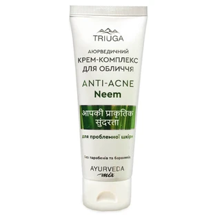 Крем-комплекс для лица Triuga Anti-Acne аюрведический для проблемной кожи Neem 75 мл