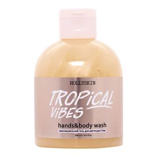 Гель для миття рук та тіла Hollyskin Tropical Vibes зволожуючий, 300 мл