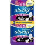 Гігієнічні прокладки Always Platinum Secure Night (Розмір 4), 10 шт