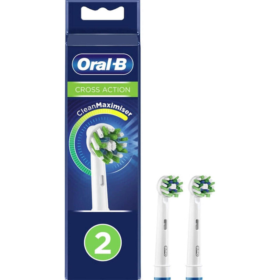 Насадки для электрической зубной щётки сменные Oral-B Cross Action EB50RB 2 шт: цены и характеристики