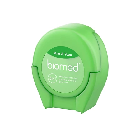 Зубная нить BioMed Мята и юдзу 50 м : цены и характеристики