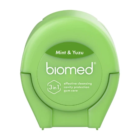 Зубная нить BioMed Мята и юдзу 50 м : цены и характеристики