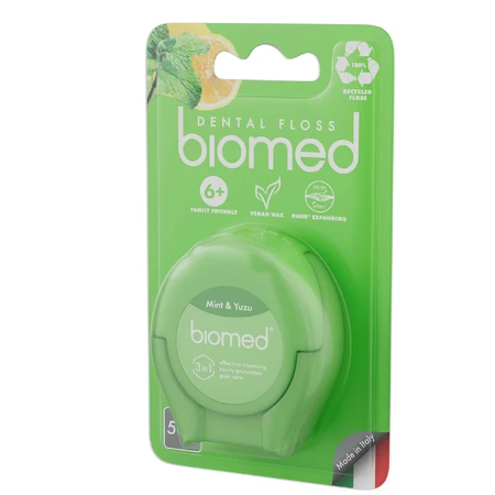 Зубная нить BioMed Мята и юдзу 50 м : цены и характеристики