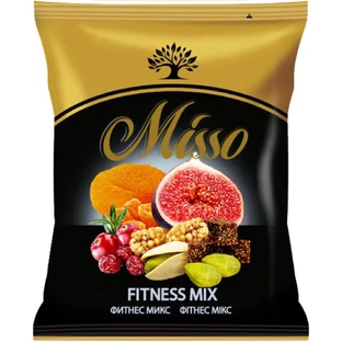 Ассорти сушеных ягод и ядер фисташки Misso Фитнес Микс, 60 г
