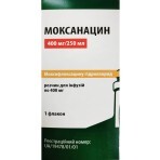 Моксанацин раствор для инфузий по 400 мг/250 мл флакон 250 мл : цены и характеристики