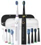 Набор электрических зубных щеток Pecham Black and White Travel Set PC-084