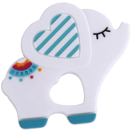 Прорізувач дитячий Baby Team 4020 силіконовий Слоник з 4-х місяців 1 шт: ціни та характеристики