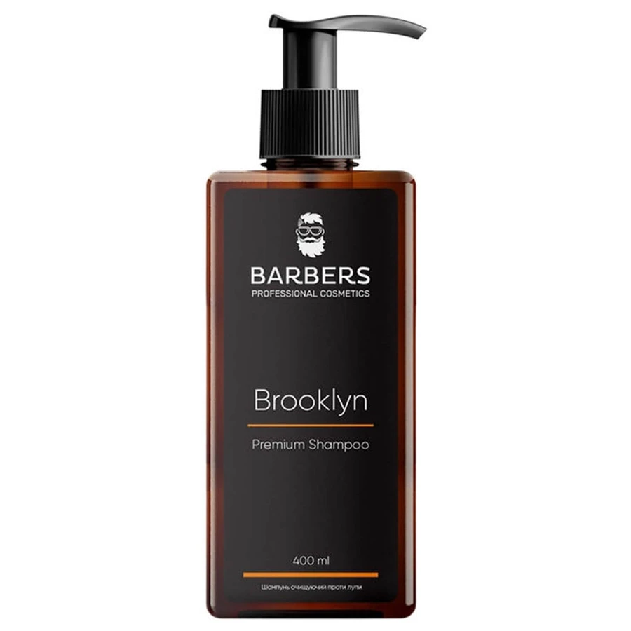 Шампунь для мужчин Barbers Brooklyn против перхоти 400 мл: цены и характеристики