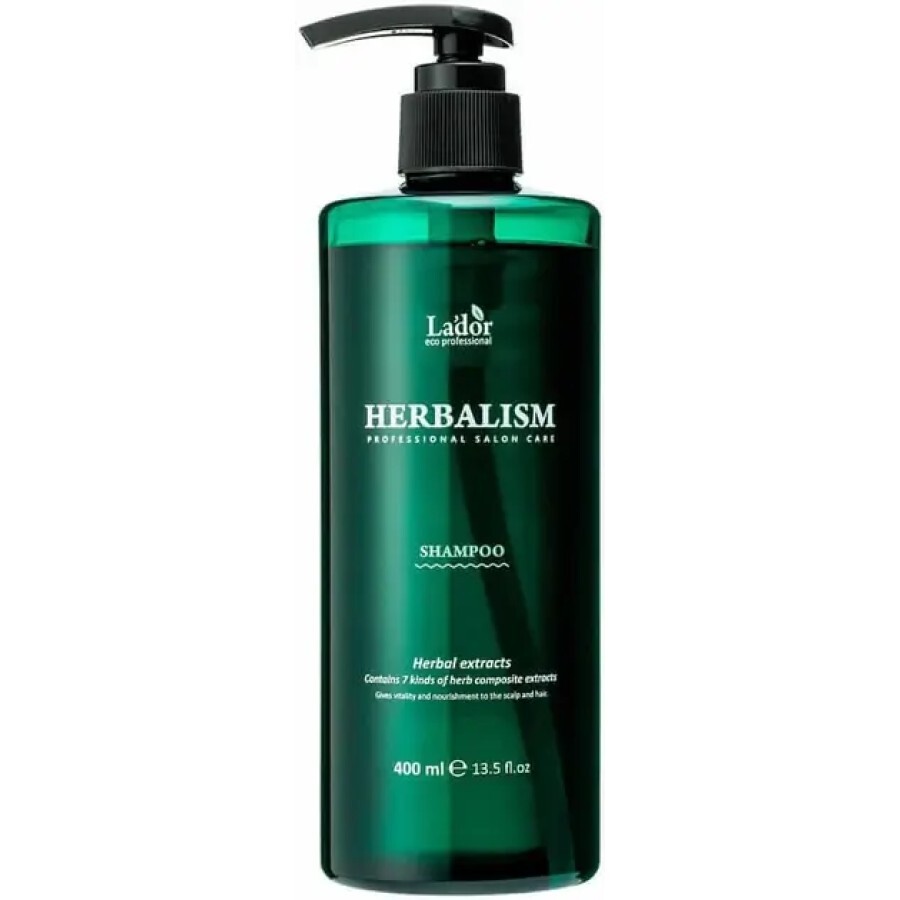 Шампунь для волосся Lador Herbalism Shampoo проти випадіння з амінокислотами 400 мл: ціни та характеристики