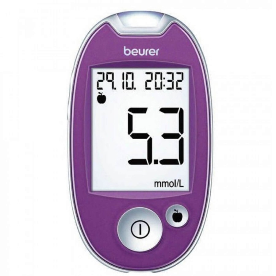 Система контроля уровня глюкозы в крови (глюкометр) Beurer GL 44 mmol/l Purple: цены и характеристики