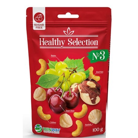 Смесь орехов и фруктов Winway (Винвей) без сахара Healthy Selection №3 100 г
