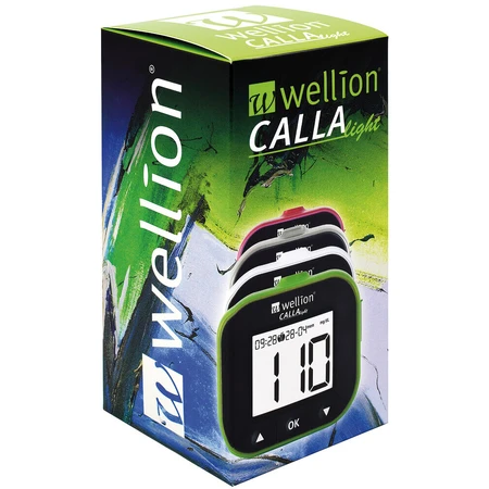 Набор для тестирования уровня глюкозы в крови Wellion CALLA Light ммоль, ежевика: цены и характеристики