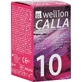 Тест-смужки для тестування рівня глюкози в крові Wellion CALLA, 10 штук