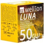Тест полоски для тестирования уровня глюкозы в крови Wellion Luna, 50 штук: цены и характеристики