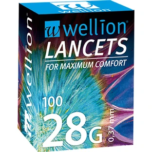 Ланцети Wellion 28G, 100 штук