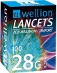 Ланцети Wellion 28G, 100 штук