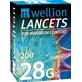 Ланцеты Wellion 28G, 200 штук