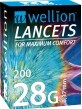Ланцеты Wellion 28G, 200 штук