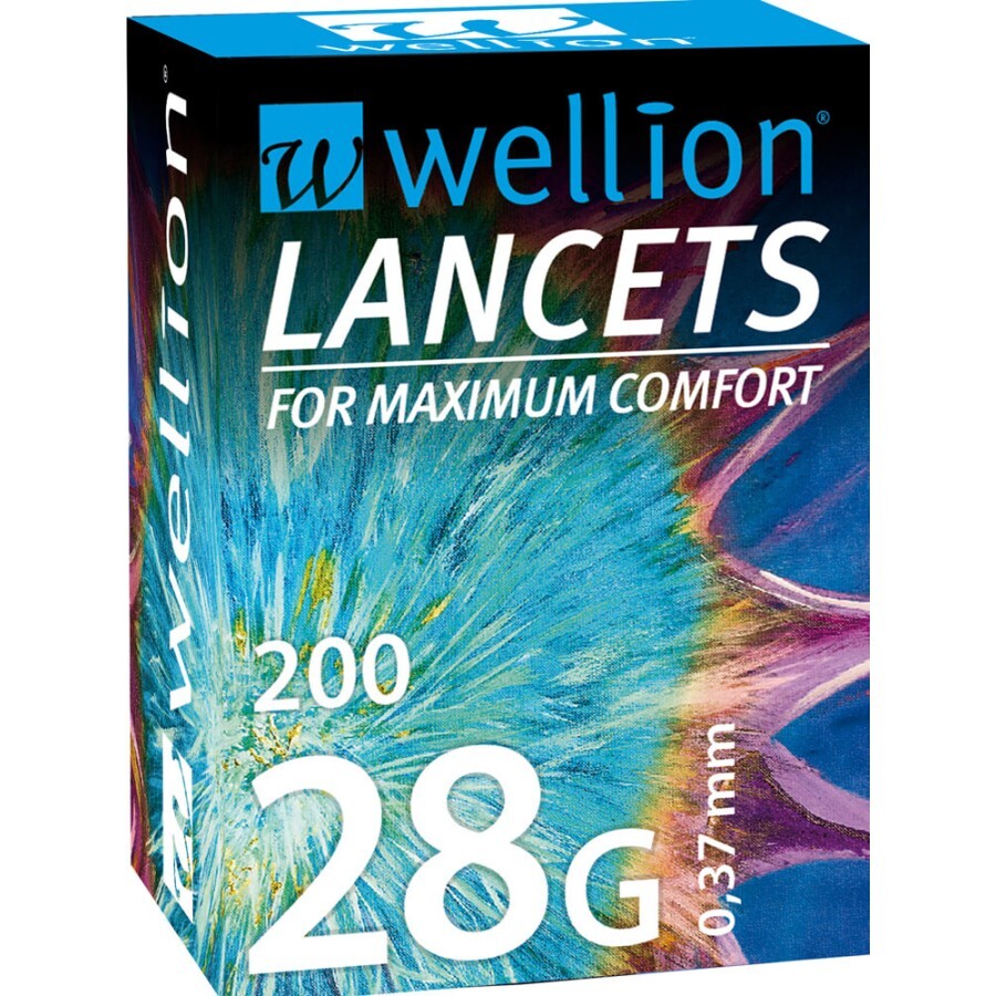 Ланцети Wellion 28G, 200 штук: ціни та характеристики