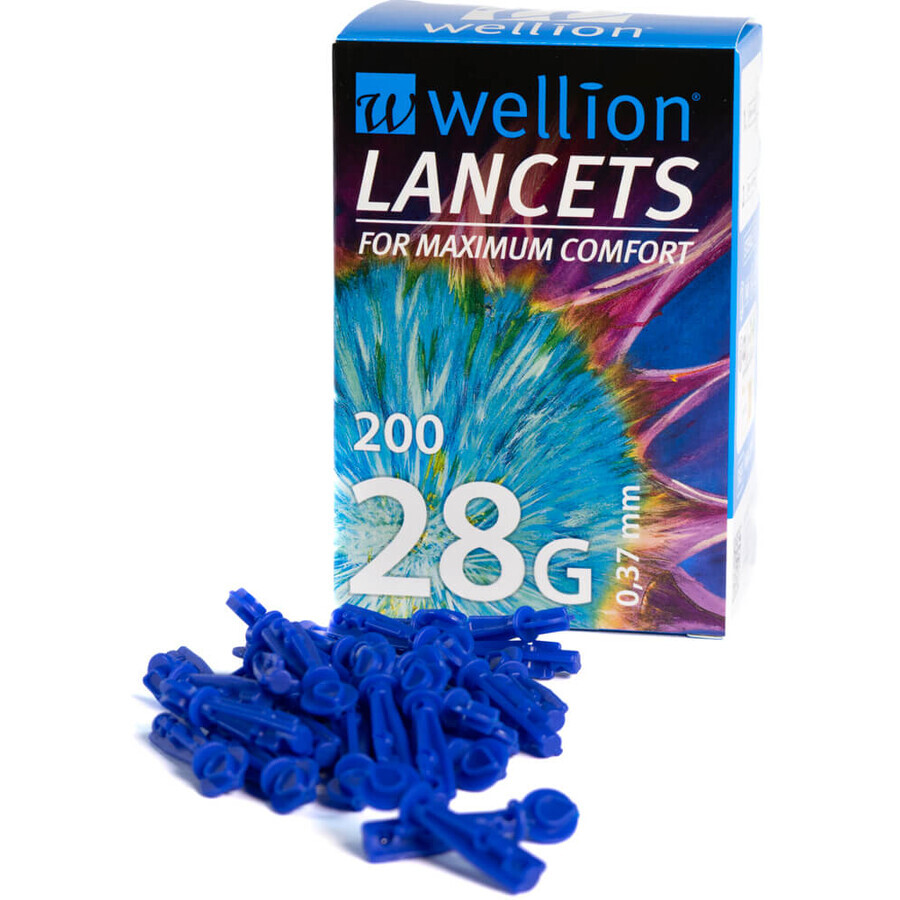 Ланцети Wellion 28G, 200 штук: ціни та характеристики