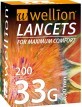 Ланцеты Wellion 33G, 200 штук