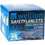 Безпечні ланцети Wellion Safety Lancets 23G, 200 штук: ціни та характеристики
