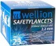 Безопасные ланцеты Wellion Safety Lancets 23G, 200 штук