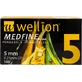 Голки для інсулінових шприц-ручок Wellion MEDFINE plus 0,25 мм (31G) x 5 мм, 100 шт.