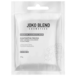 Маска для лица Joko Blend альгинатная эффект лифтинга с коллагеном и эластином 20 г