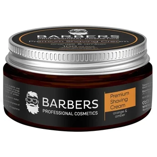 Крем для бритья Barbers Orange-Amber с увлажняющим эффектом, 100 мл